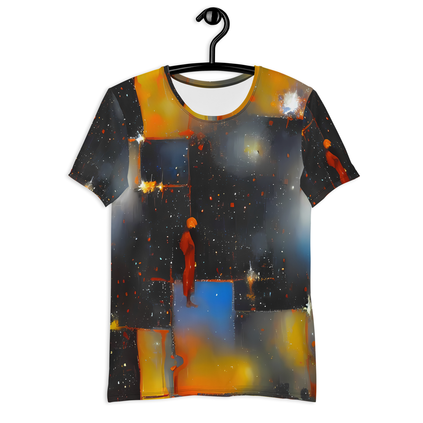 Men's Athletic T-Shirt - Monet's Matrix