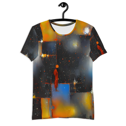 Men's Athletic T-Shirt - Monet's Matrix