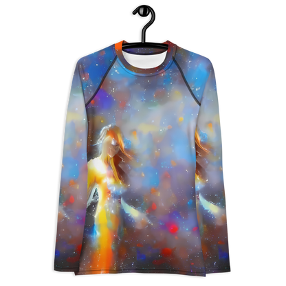 Women's Rash Guard - Impressionist Drift