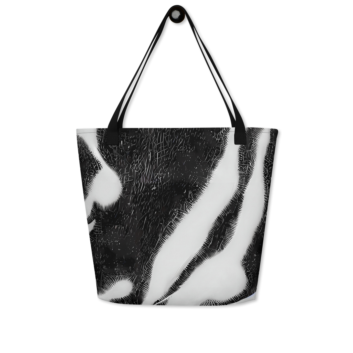 Large Tote Bag w/ Pocket - Ray's Illusion