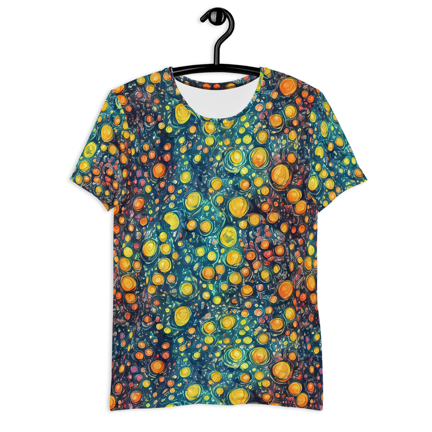 Men's Athletic T-Shirt - Starry Orbits