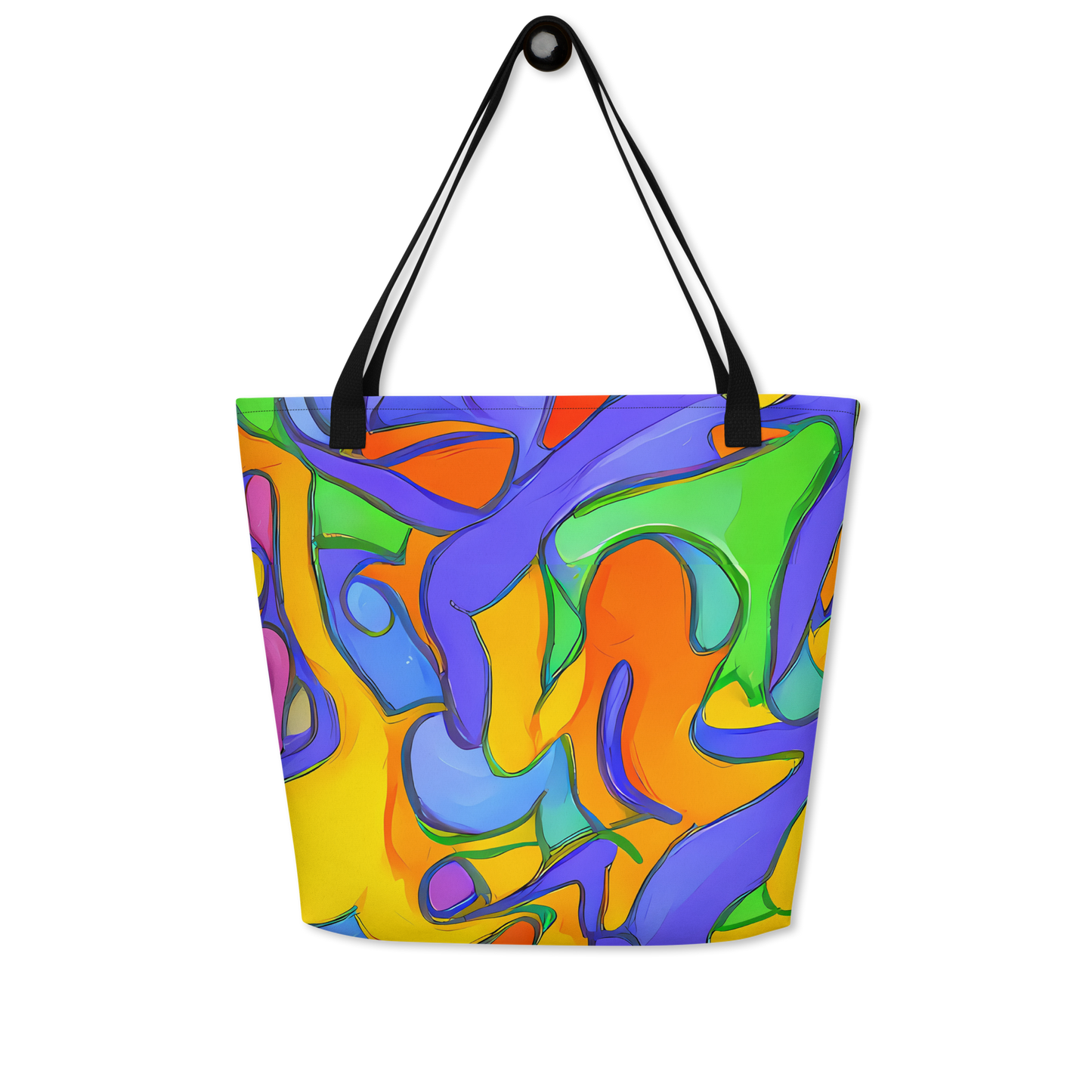 Large Tote Bag w/ Pocket - Joffe Swirl