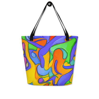 Large Tote Bag w/ Pocket - Joffe Swirl