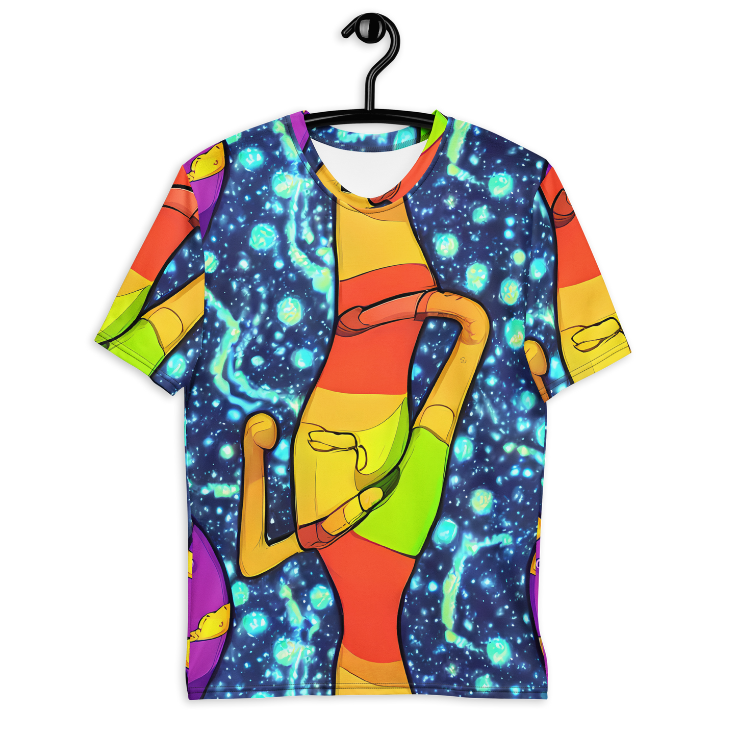 Men's Crew Neck T-Shirt - Cosmic Siblings