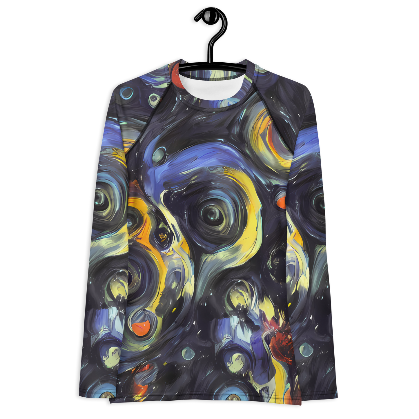 Women's Rash Guard - Corinthian Swirl