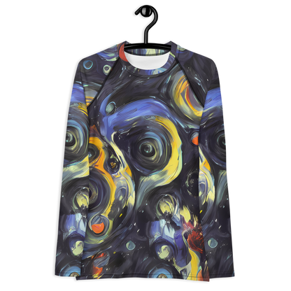 Women's Rash Guard - Corinthian Swirl