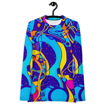 Women's Rash Guard - Spectral Tangle