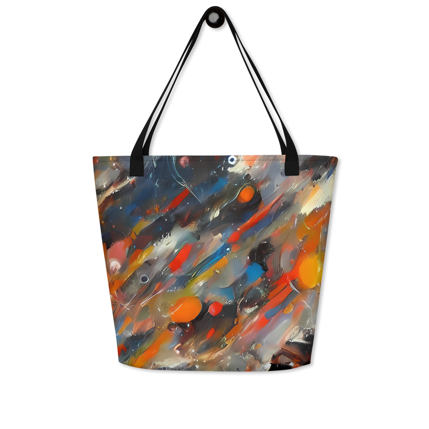 Large Tote Bag w/ Pocket - Palette Rush