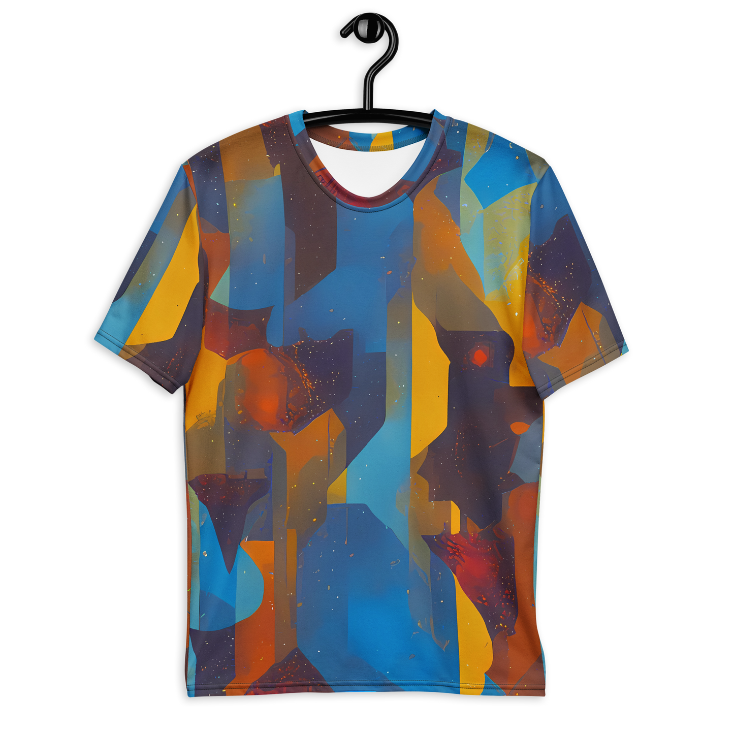 Men's Crew Neck T-Shirt - Cubist Dusk