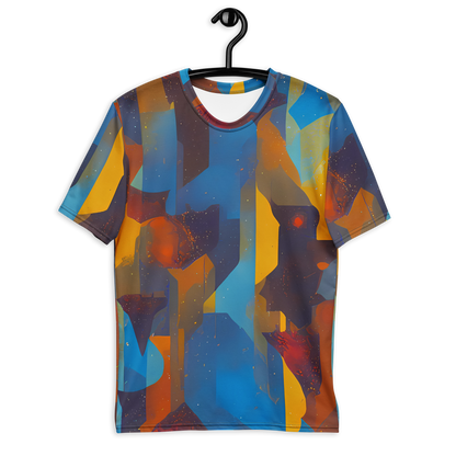 Men's Crew Neck T-Shirt - Cubist Dusk