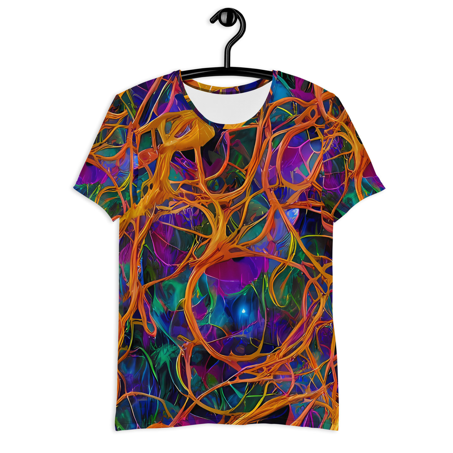 Men's Athletic T-Shirt - Spectral Weave