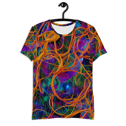 Men's Athletic T-Shirt - Spectral Weave