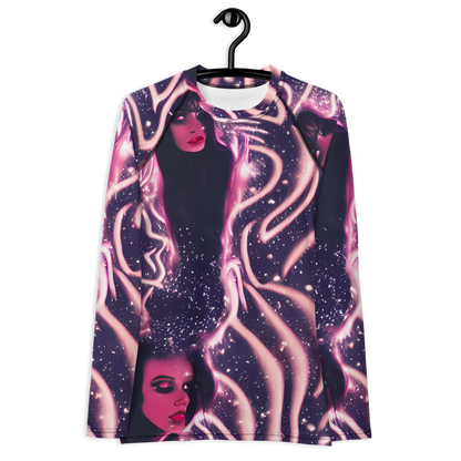 Women's Rash Guard - Stardust Siren