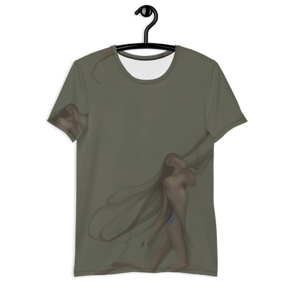 Men's Athletic T-Shirt - Valsecchi's Veil