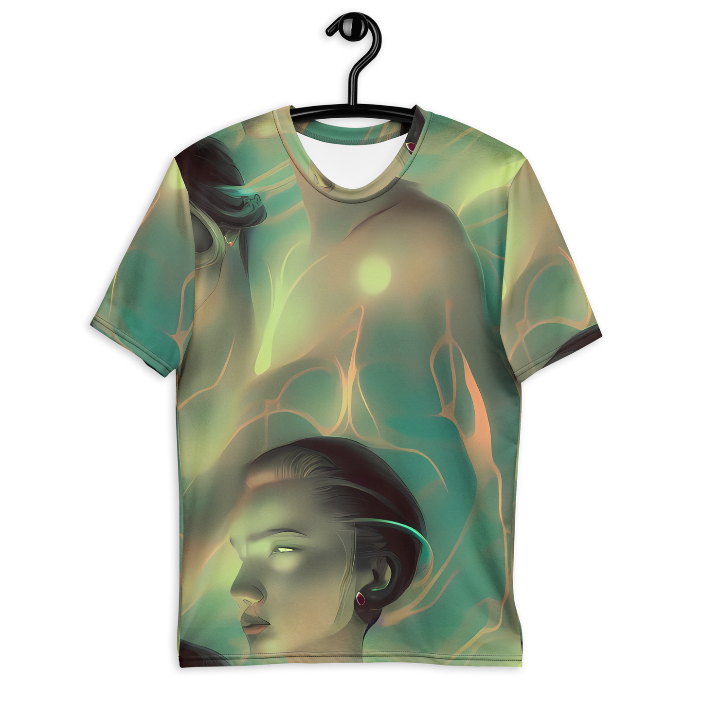 Men's Crew Neck T-Shirt - Spectral Whisper