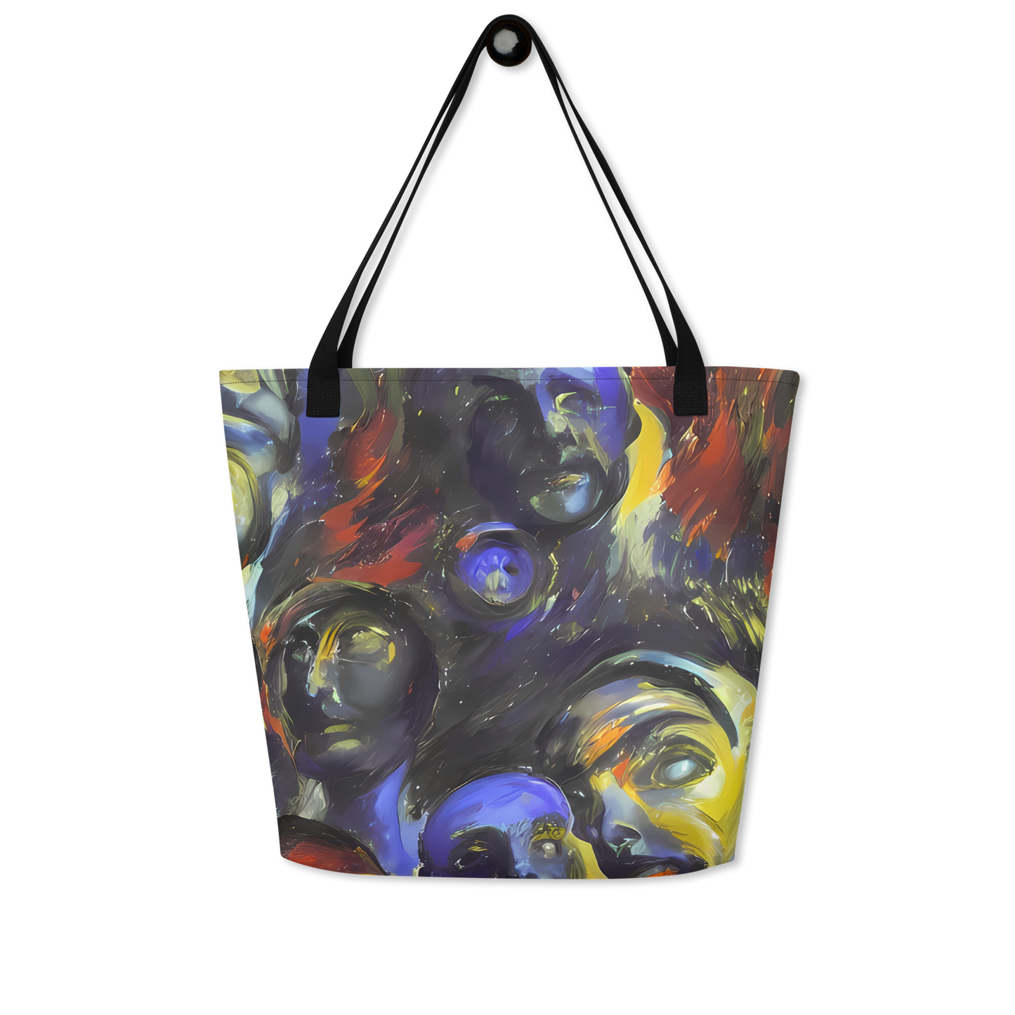 Large Tote Bag w/ Pocket - Corinthian Gaze