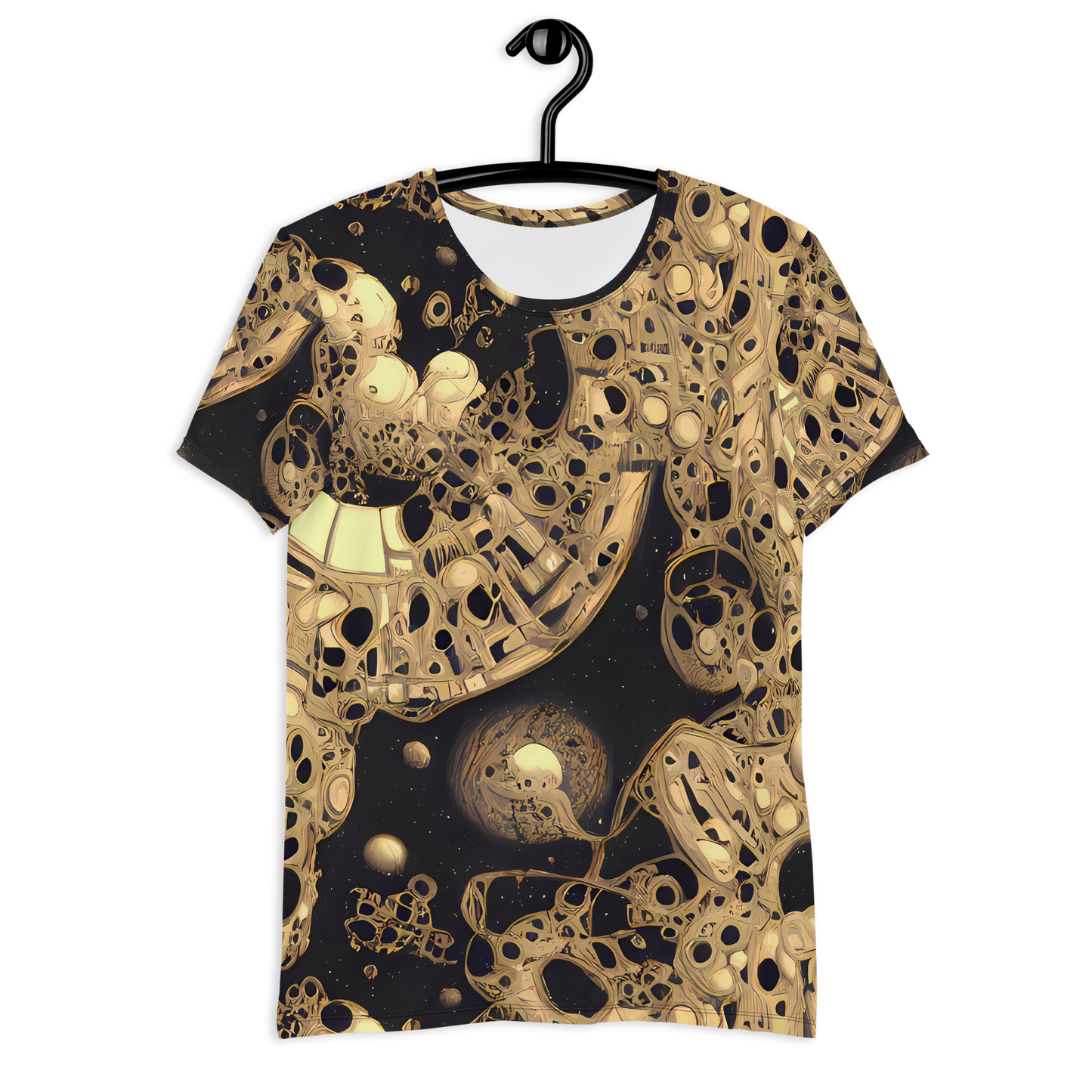 Men's Athletic T-Shirt - Baroque Orbit