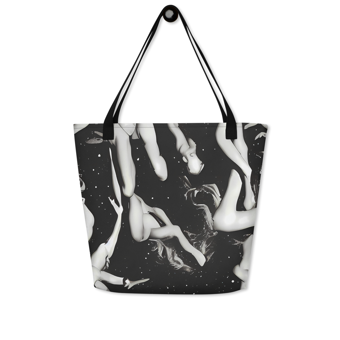 Large Tote Bag w/ Pocket - Galactic Vogue