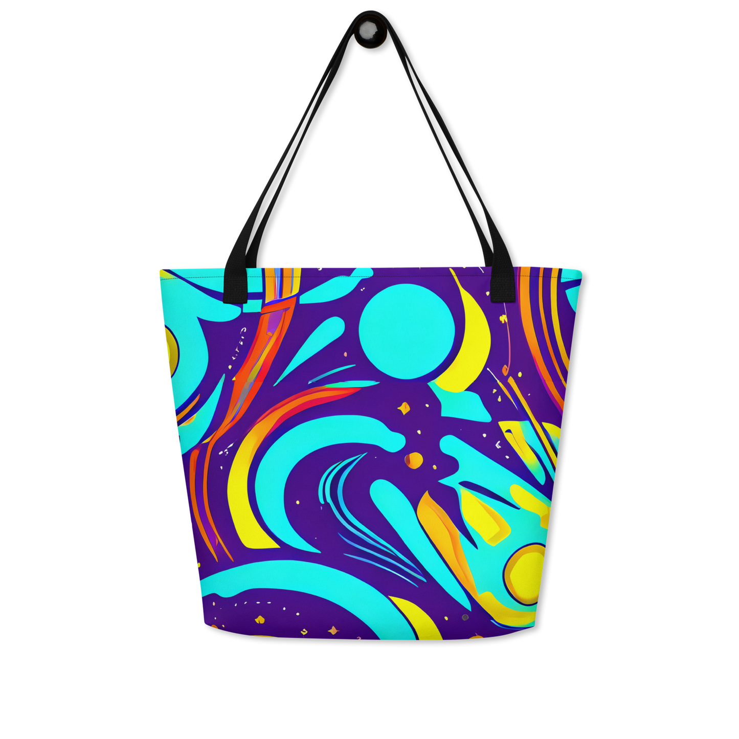 Large Tote Bag w/ Pocket - Blasted Bazaar