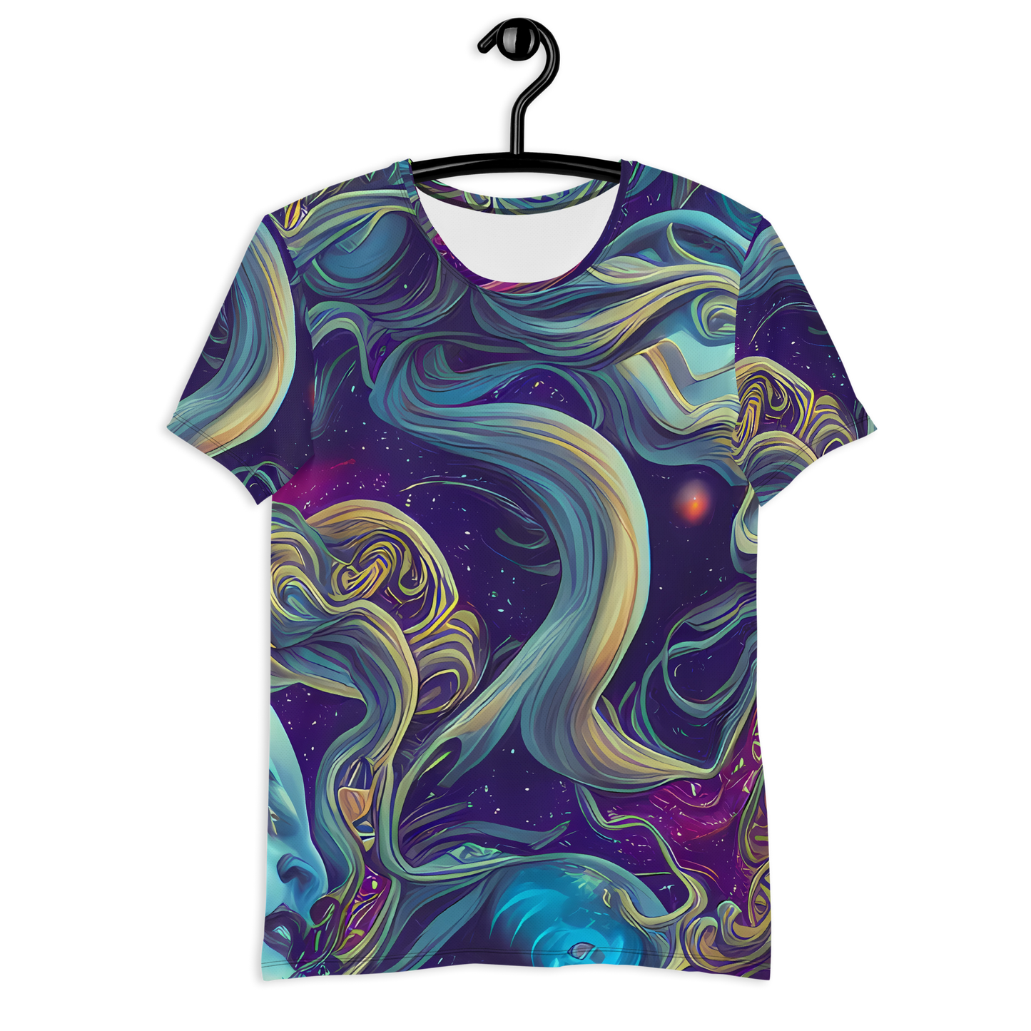 Men's Athletic T-Shirt - Stellar Waves