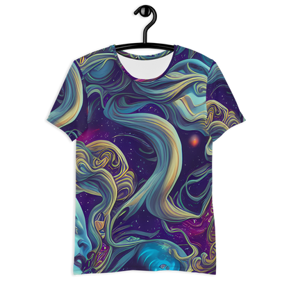 Men's Athletic T-Shirt - Stellar Waves