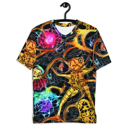 Men's Crew Neck T-Shirt - Psychedelic Pulsar