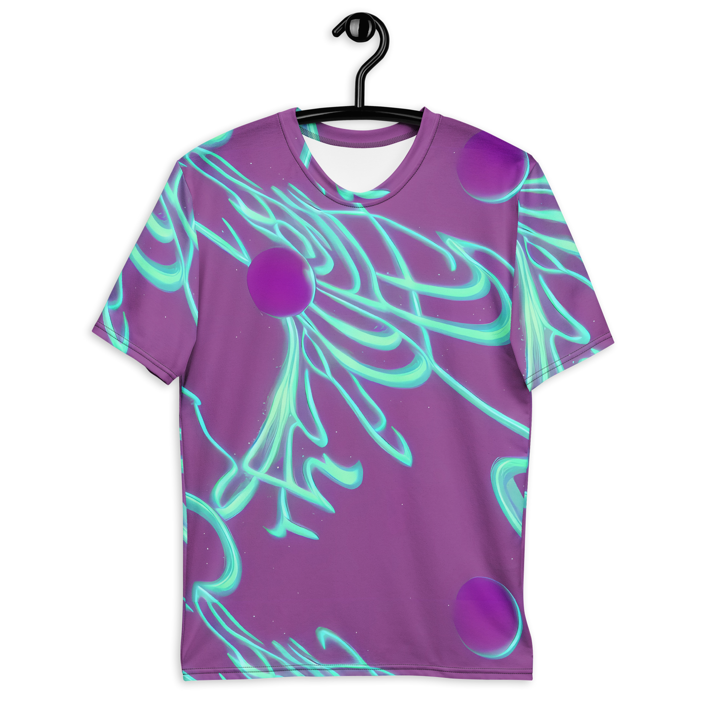 Men's Crew Neck T-Shirt - Neon Drift