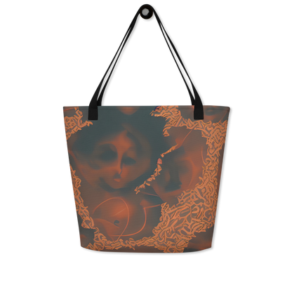 Large Tote Bag w/ Pocket - Chimeric Visage