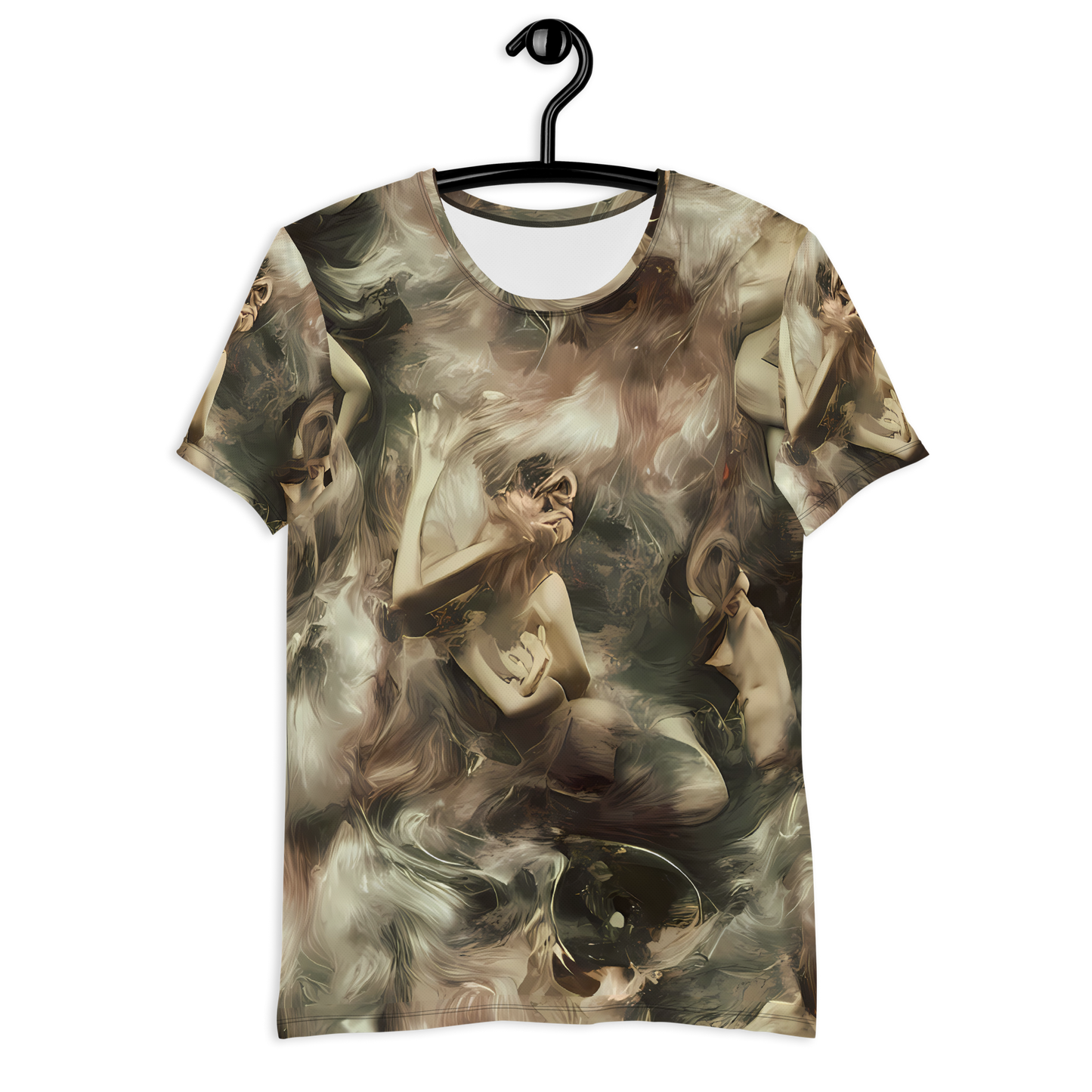 Men's Athletic T-Shirt - Ceramic Swirl