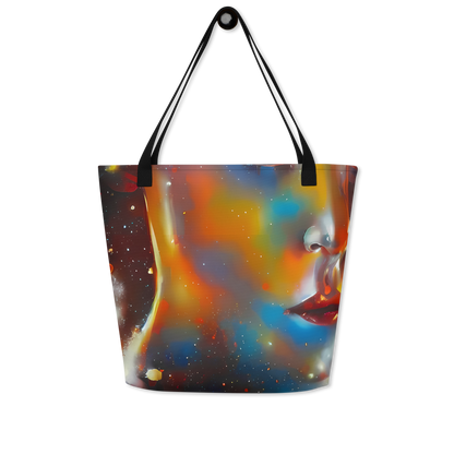 Large Tote Bag w/ Pocket - Celestial Vogue