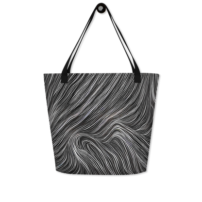 Large Tote Bag w/ Pocket - Wirth Waves