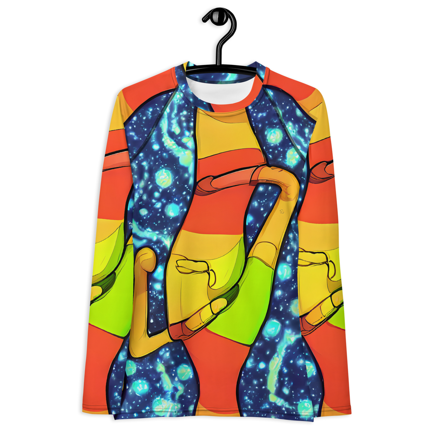 Women's Rash Guard - Cosmic Siblings