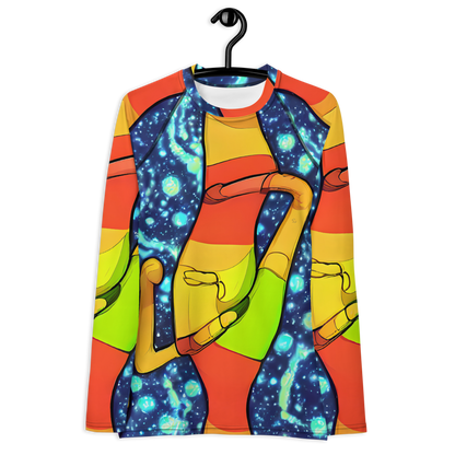 Women's Rash Guard - Cosmic Siblings