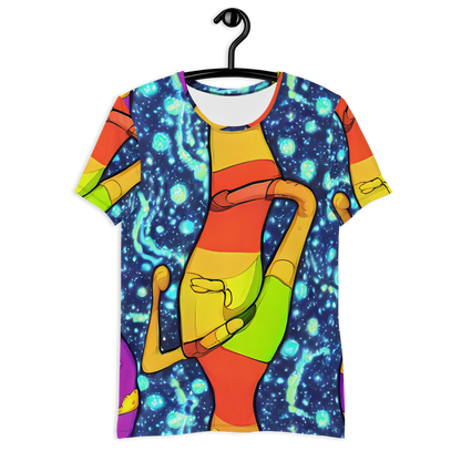 Men's Athletic T-Shirt - Cosmic Siblings