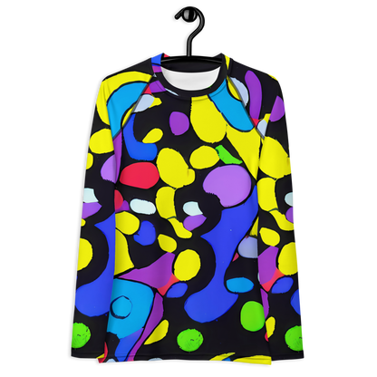 Women's Rash Guard - Miró's Mosaic