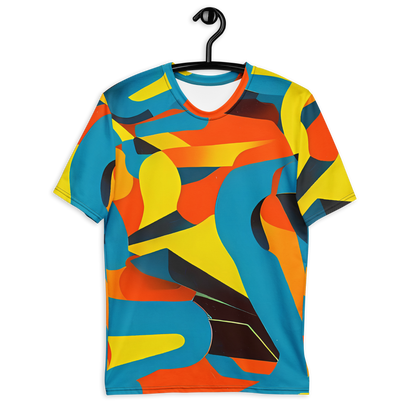 Men's Crew Neck T-Shirt - Fragmented Rhapsody