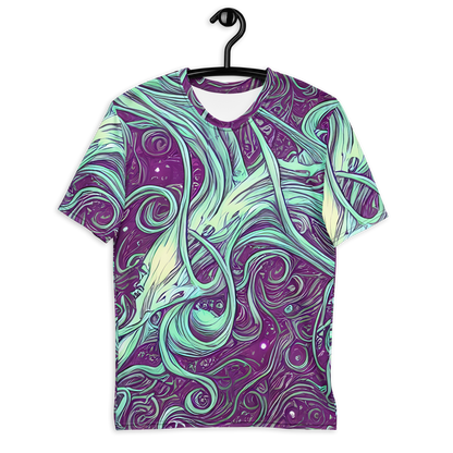 Men's Crew Neck T-Shirt - Temple Swirls