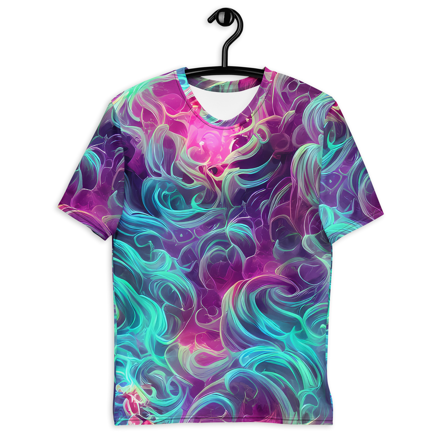 Men's Crew Neck T-Shirt - Galactic Bloom