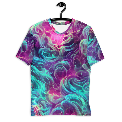 Men's Crew Neck T-Shirt - Galactic Bloom