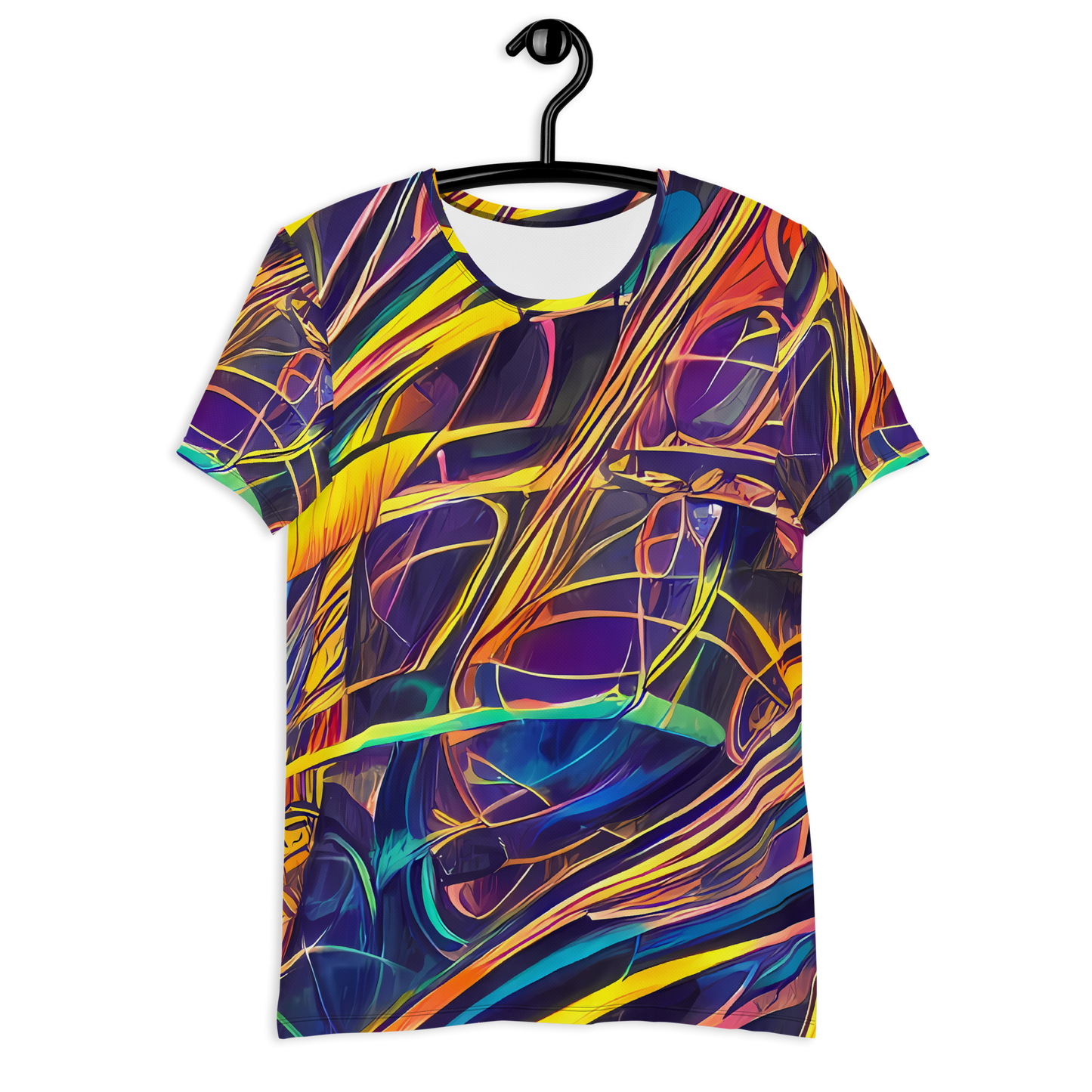 Men's Athletic T-Shirt - Vector Rhapsody