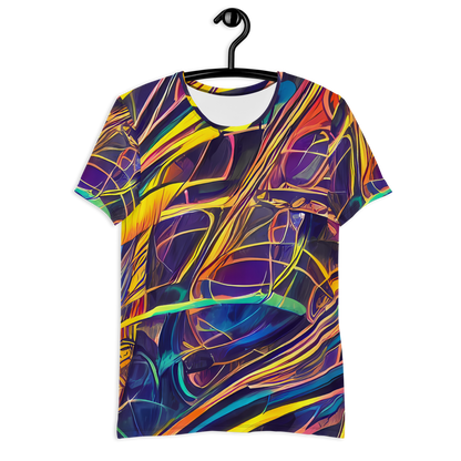 Men's Athletic T-Shirt - Vector Rhapsody