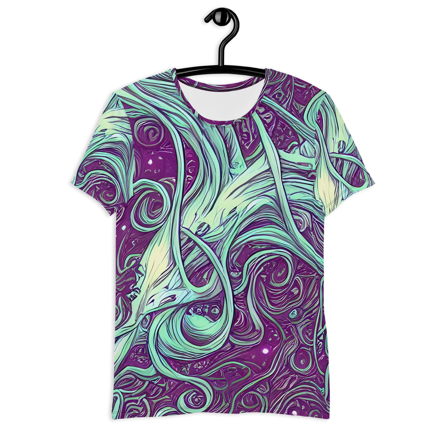 Men's Athletic T-Shirt - Temple Swirls