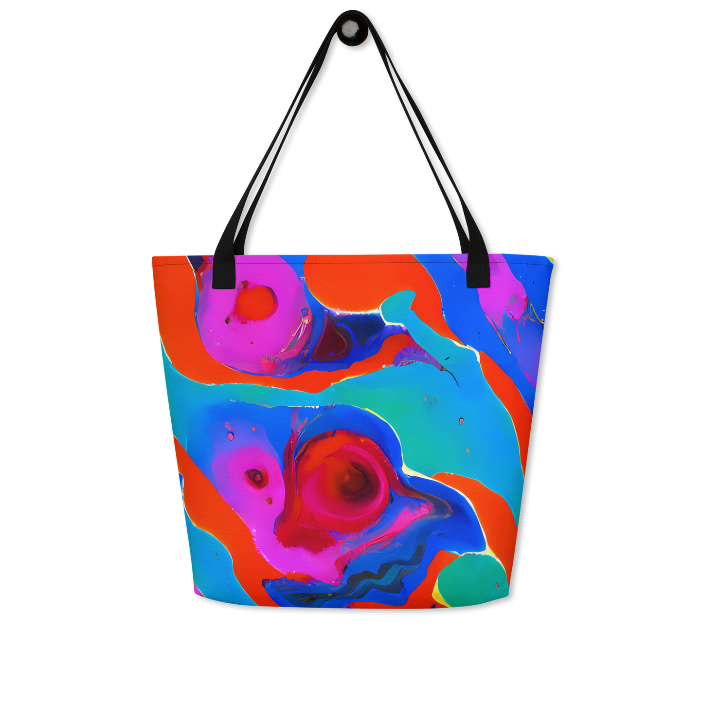 Large Tote Bag w/ Pocket - Irvin Rhapsody