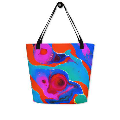 Large Tote Bag w/ Pocket - Irvin Rhapsody