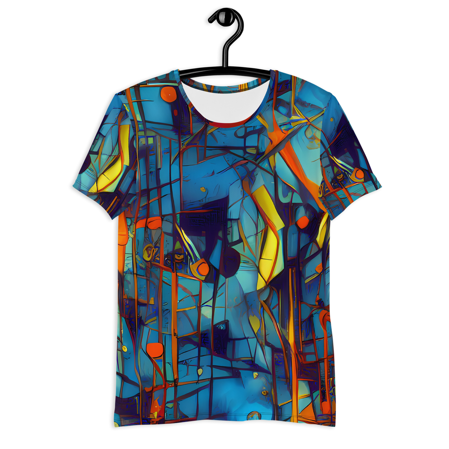 Men's Athletic T-Shirt - Abstract Eddy