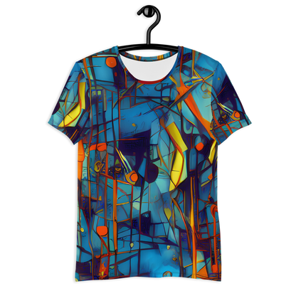 Men's Athletic T-Shirt - Abstract Eddy