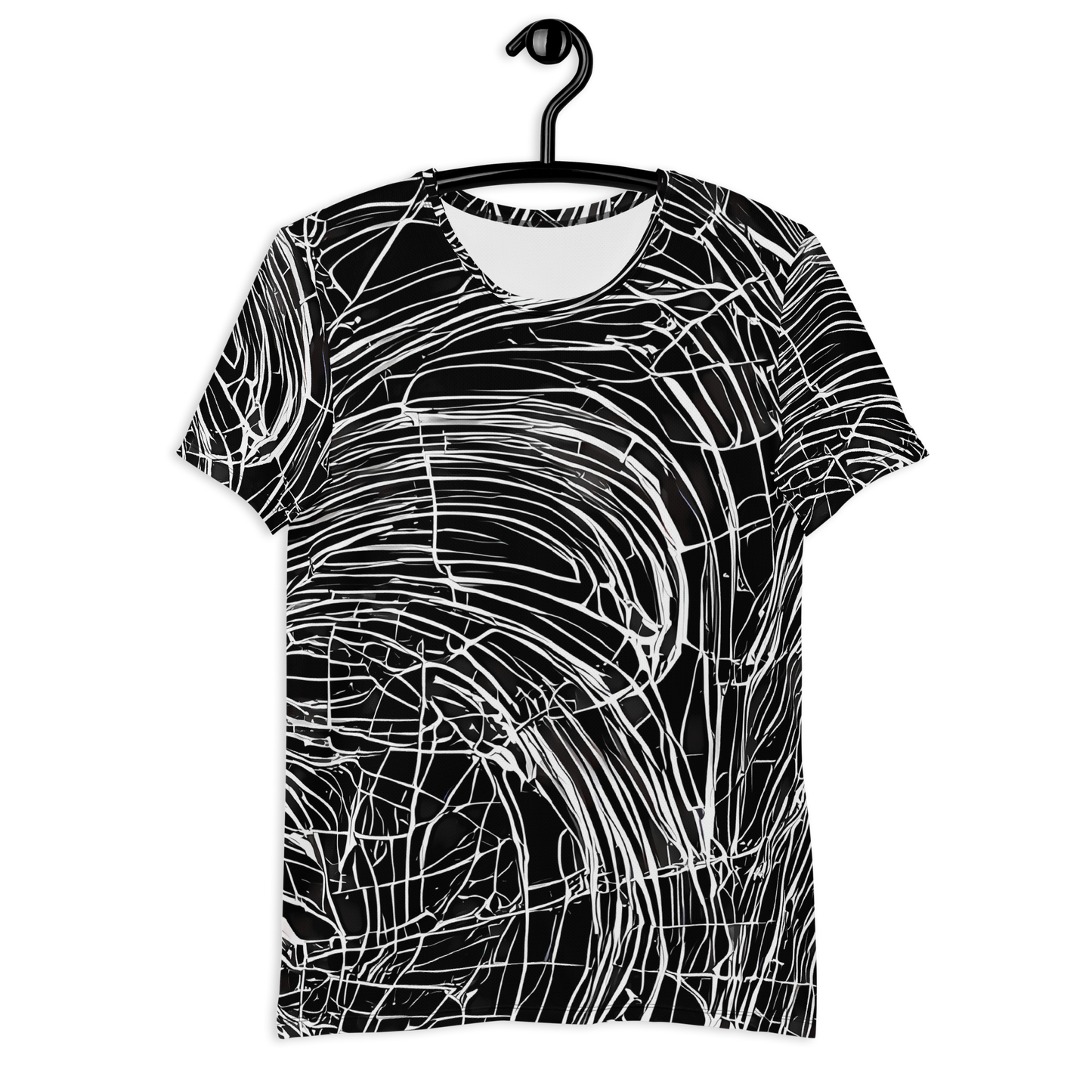 Men's Athletic T-Shirt - Biomech Spiral