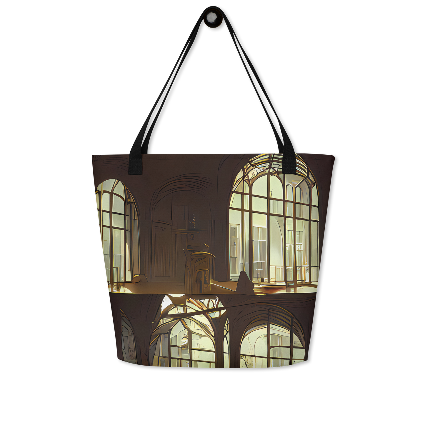 Large Tote Bag w/ Pocket - Dutch Perspective