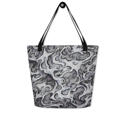 Large Tote Bag w/ Pocket - Mashburn Swirls