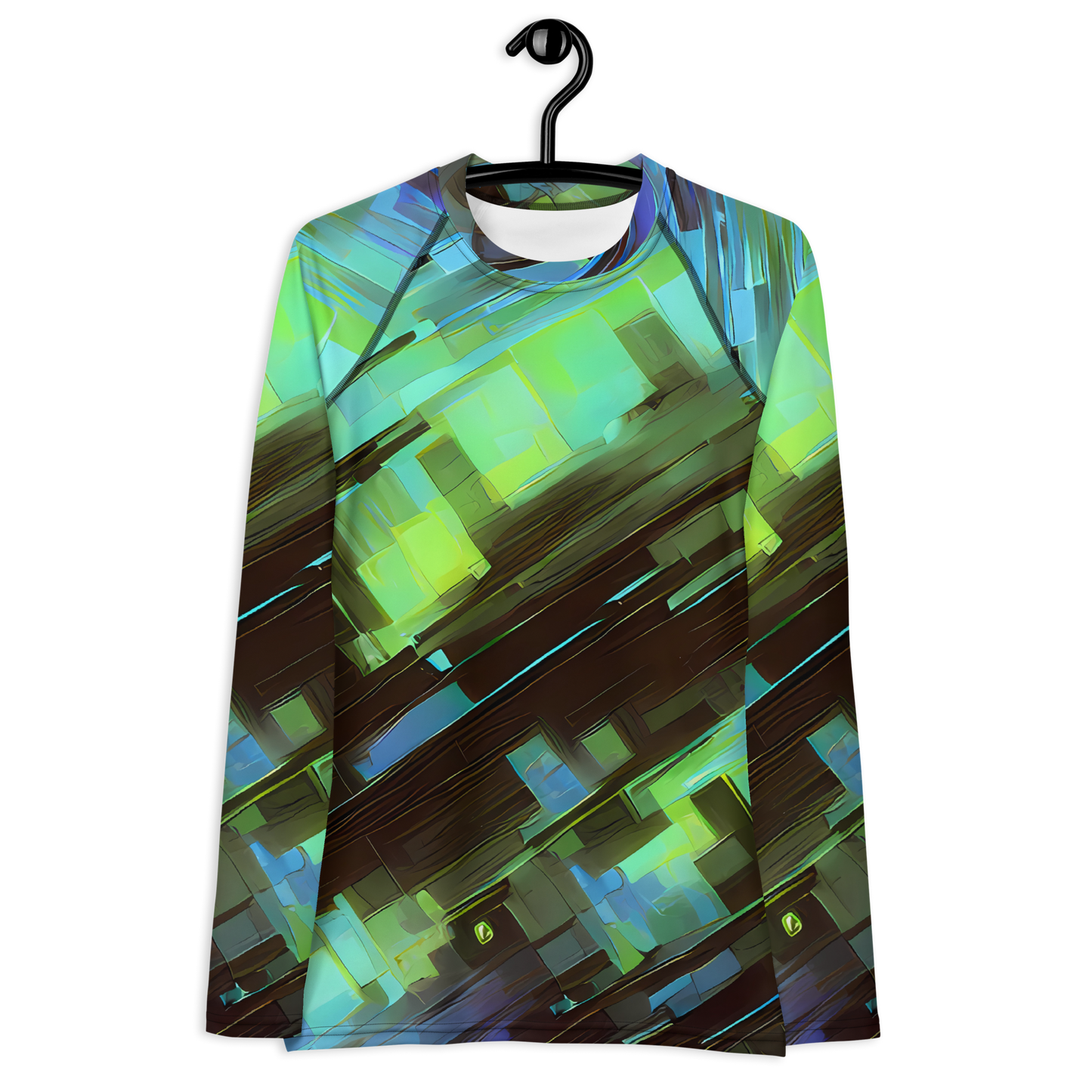 Women's Rash Guard - Cyber Shard